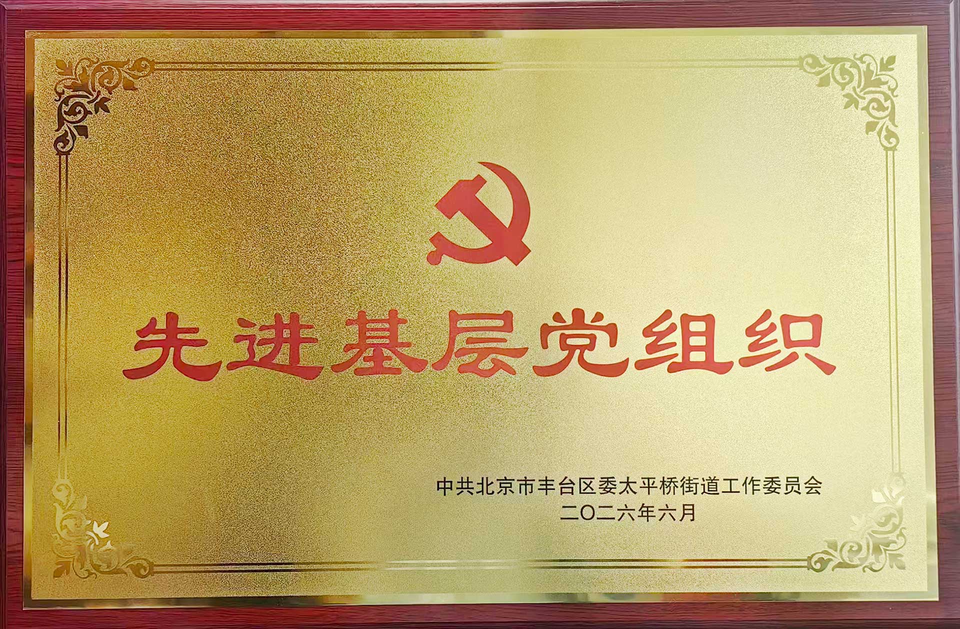 喜报｜党建引领践初心 载誉前行庆华诞——LEYU.COM-乐鱼（中国）招标集团党支部获评辖区“优秀基层党组织”